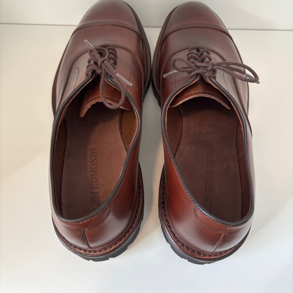 Allen Edmonds Park Avenue Brown Leather Oxfords 11.5 - Picture 6 of 12
